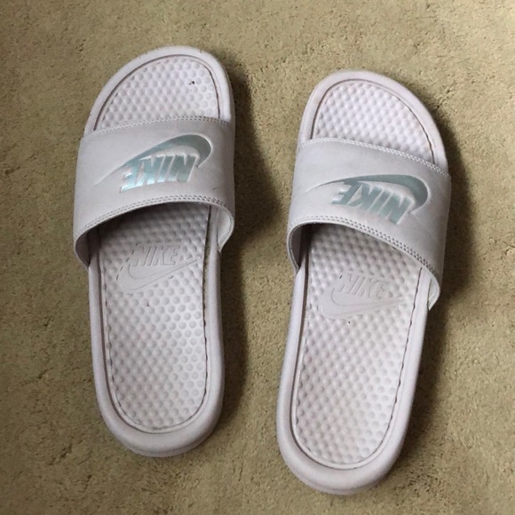 Nike Shoes - pink nike slides